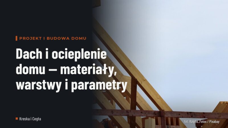 Dach i ocieplenie domu — materiały, warstwy i parametry