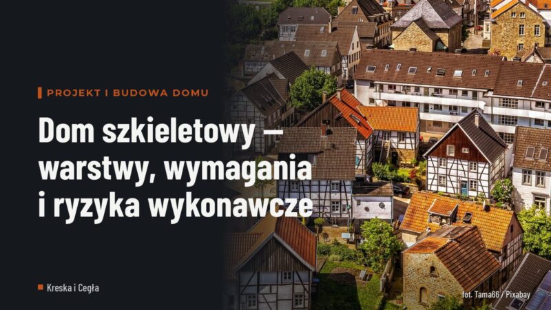 Dom szkieletowy — warstwy, wymagania i ryzyka wykonawcze